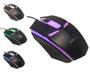 Imagem de Mouse Gamer RGB OAS-V01: 1200 DPI, 4 Cores LED, Botões Programáveis, Cabo Trançado, Ergonômico