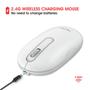 Imagem de Mouse Gamer Sem Fio 2.4G - 1600 DPI Ajustável - Recarregável via USB