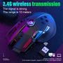 Imagem de Mouse Gamer Sem Fio 2.4Ghz/Com Fio - RGB, 12000 DPI, Ergonômico, Tipo-C