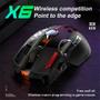 Imagem de Mouse Gamer Sem Fio 2.4Ghz/Com Fio - RGB, 12000 DPI, Ergonômico, Tipo-C