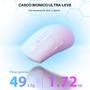 Imagem de Mouse Gamer Sem Fio Attack Shark X5 Rgb, 3 Modos, Branco