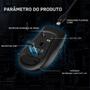 Imagem de Mouse Gamer Sem Fio Attack Shark X5 RGB, 3 Modos, Preto