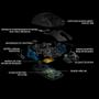 Imagem de Mouse Gamer Sem Fio Logitech G PRO Wireless LIGHTSPEED, RGB LIGHTSYNC, 16000 DPI, Ambidestro, 6 Botões, HERO 25K, Preto - 910-005271