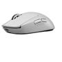 Imagem de Mouse Gamer Sem Fio Logitech G Pro X Superlight 2 com Lightspeed, 32000 DPI, Sensor Hero 2, com Bateria Recarregável, Branco - 910-006637