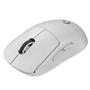 Imagem de Mouse Gamer Sem Fio Logitech G Pro X Superlight 2 com Lightspeed, 32000 DPI, Sensor Hero 2, com Bateria Recarregável, Branco - 910-006637