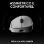 Imagem de Mouse Gamer Sem Fio Logitech G Pro X Superlight 2 DEX, Lightspeed, 44.000 DPI, Design Assimétrico para Destros, Branco -910-007364