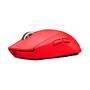 Imagem de Mouse Gamer Sem Fio Logitech G Pro X Superlight, 25600 DPI, 5 Botões, USB, Vermelho - 910-006783