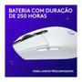 Mouse Gamer Sem Fio Logitech G305 Lightspeed, 12.000 DPI, 6 Botões Programáveis, Branco - 910-005290 Imagem de Mouse Gamer Sem Fio Logitech G305 Lightspeed, 12.000 DPI, 6 Botões Programáveis, Branco - 910-005290