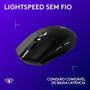 Imagem de Mouse Gamer Sem Fio Logitech G305 LIGHTSPEED, 12000 DPI, 6 Botões, Preto - 910-005281