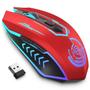 Imagem de Mouse Gamer Sem Fio UHURU - 10000 DPI, 6 Botões e LED