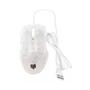Imagem de Mouse Gamer Transparente 3600 dpi Led RGB Revenger - MO-TGR003