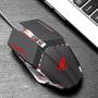 Imagem de Mouse Gamer USB com Fio - Design Ergonômico, Programável (6 Botões), 3200 DPI e LED