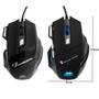 Imagem de Mouse Gamer V4 com Fio Led Ergonômico 2400 Dpi 7 Botões