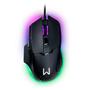 Imagem de Mouse Gamer Warrior Gunter, LED Rainbow, 6400 DPI, 6 Botões, Preto - MO297