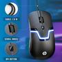 Mouse HP com Fio RGB para Jogos - Alto Desempenho, Sensor Ótico, 7 Cores de LED Imagem de Mouse HP com Fio RGB para Jogos - Alto Desempenho, Sensor Ótico, 7 Cores de LED