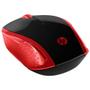 Imagem de Mouse HP Sem Fio 200 Oman Vermelho - 2HU82AA