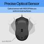 Imagem de Mouse HP Wired 100 Precise Optical Sensor Óptico 1600 DPI USB