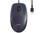 Imagem de Mouse Logitech Laser 1000DPI 2 Botões M100 Preto