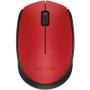 Imagem de Mouse Logitech M170 - Sem Fio - 1000 Dpi - 3 Botoes - Vermelho