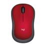 Imagem de Mouse Logitech M185 Wireless Vermelho/Preto