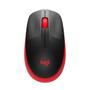 Imagem de Mouse Logitech M190 Wireless 910-005904 BLK/Red