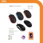 Imagem de Mouse Mini Com Fio Oex Ms103 1000 Dpi Laranja