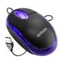 Imagem de Mouse mini optico USB 1000 dpi LED azul MS-10 - prata