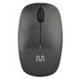 Imagem de Mouse Multi Ergonômico Sem Fio MS200 USB 1200DPI 3 Botões - Preto