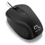 Imagem de Mouse Multi USB Emborrachado Preto - MO222