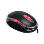 Imagem de Mouse Neon Mymax USB com LED Vermelho  800 DPI, Preto