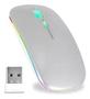 Imagem de Mouse Notebook Sem Fio Recarregável Wireless Led