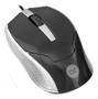 Imagem de Mouse Office Com Fio USB Preto/Prata - Bright 0028