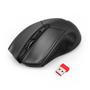 Imagem de Mouse Office Redragon, 4000 DPI, USB 2.4GHz, Ambidestro, Preto - BM-2463