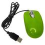 Imagem de Mouse Óptico Básico Verde Com Fio Usb Para Computador