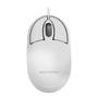 Imagem de Mouse Óptico Branco Com Fio Usb Office Multilaser