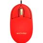 Imagem de Mouse Óptico classic com fio USB 1200dpi Vermelho MO303