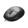 Imagem de Mouse Óptico Com Fio Básico Multilaser MO300 Preto Leve e Confortável 1200DPI 3 Botões Conexão USB