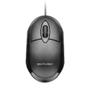 Imagem de Mouse Óptico Com Fio Básico Multilaser MO300 Preto Leve e Confortável 1200DPI 3 Botões Conexão USB