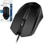 Imagem de Mouse Óptico Com Fio USB 1200dpi Preto MS-71 - Exbom