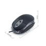 Imagem de Mouse Optico Com Fio Usb 3 Botões 1000 Dpi Led - QG DOS PRODUTOS