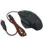 Imagem de Mouse Óptico Gamer Usb 2400 Dpi 6 Botões Led Rgb 4 Cores Cabo Infokit X Soldado GM-601 Preto