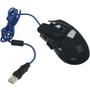 Imagem de Mouse Óptico Gamer Usb 3200 Dpi 7 Botões Led Rgb 7 Cores Cabo Infokit X Soldado Gm-720 2547 Preto