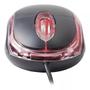 Imagem de Mouse Óptico Preto Com Fio Led Vermelho Fast 1000dpi