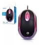 Imagem de Mouse Óptico Preto Com Fio Led Vermelho Fast 1000dpi