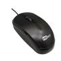 Imagem de Mouse Óptico Preto Com fio USB Informática + Mousepad Simples Colorido