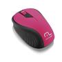 Imagem de Mouse Óptico Rosa Usb sem fio 2,4GHz 1200dpi Multilaser  MO214