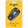 Imagem de Mouse optico usb 800dpi cabo 1,3m preto/prata bright