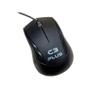 Imagem de Mouse Optico USB Ms-27bk Preto C3 Tech