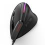 Imagem de Mouse Optico Vertical Ergonomico Com Fio Usb Com Led 9 Botoes Dpi 12800 D7