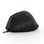 Imagem de Mouse Optico Vertical Ergonomico Com Fio Usb Com Led 9 Botoes Dpi 12800 D7